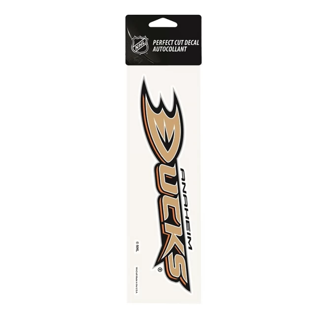 Samolepka 25 x 7,5 ANA Perfect Cut Decal TEAM Anaheim Ducks