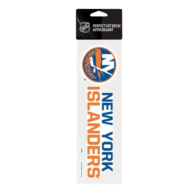 Samolepka 25 x 7,5 NYI Perfect Cut Decal TEAM New York Islanders