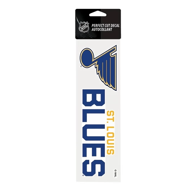 Samolepka 25 x 7,5 STL Perfect Cut Decal TEAM St. Louis Blues