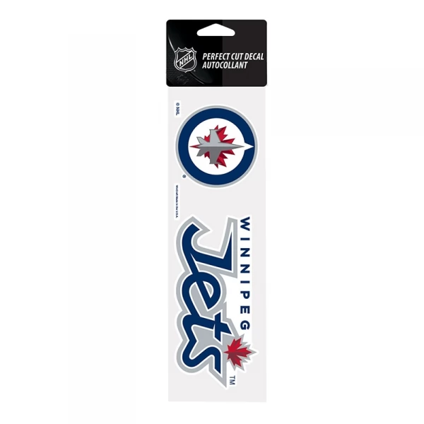 Samolepka 25 x 7,5 WIN Perfect Cut Decal TEAM Winnipeg Jets