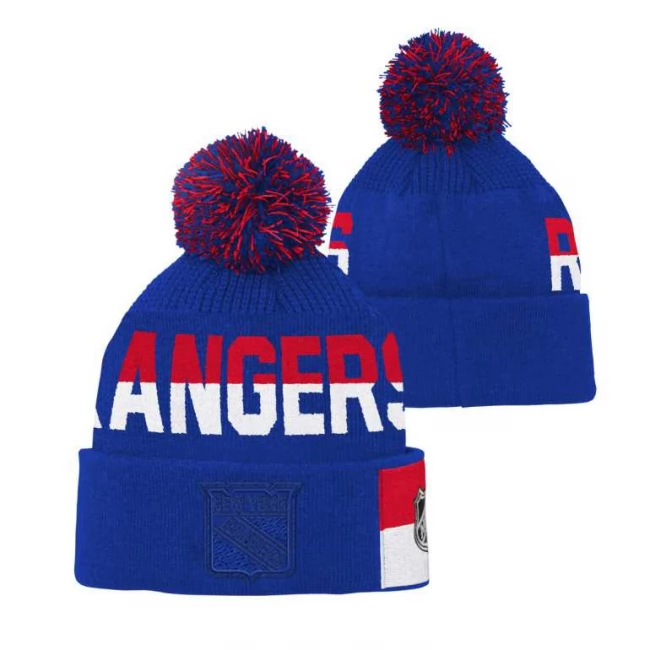 Kulich dětský NYR Face-Off Jacquard Knit New York Rangers