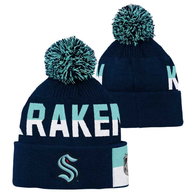 Kulich dětský SEA Face-Off Jacquard Knit Seattle Kraken