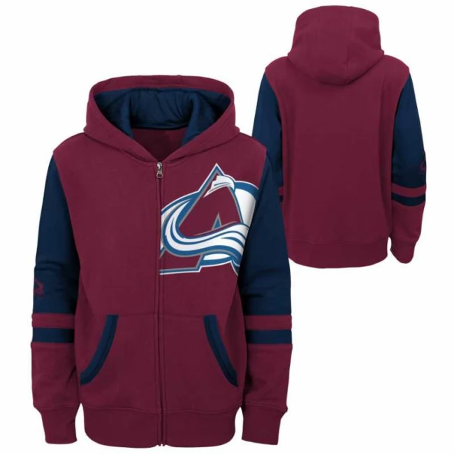 Mikina dětská COL Faceoff Full Zip Fleece Colorado Avalanche