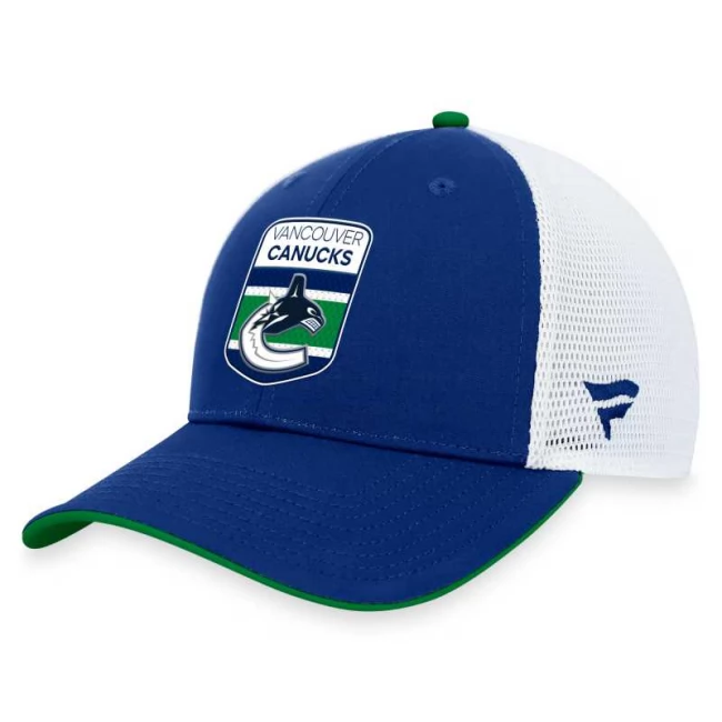 Kšiltovka VAN 23 Authentic Pro Draft Structured Trucker-Podium Vancouver Canucks