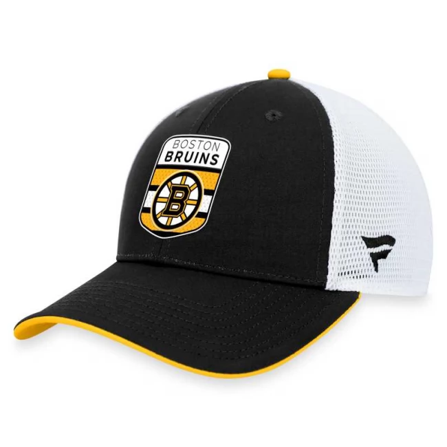 Kšiltovka BOS 23 Authentic Pro Draft Structured Trucker Boston Bruins