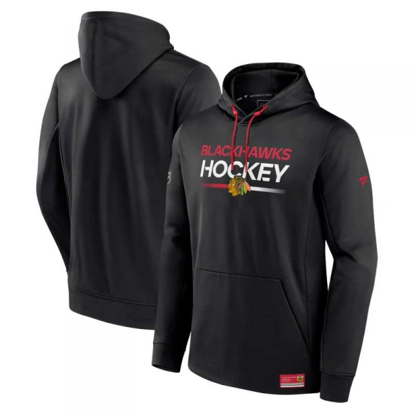 Mikina pánská CHI 23 Authentic Pro Poly Fleece POH Chicago Blackhawks