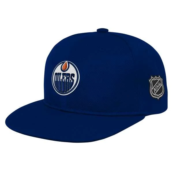 Kšiltovka dětská Snap EDM Logo Flatbrim Edmonton Oilers