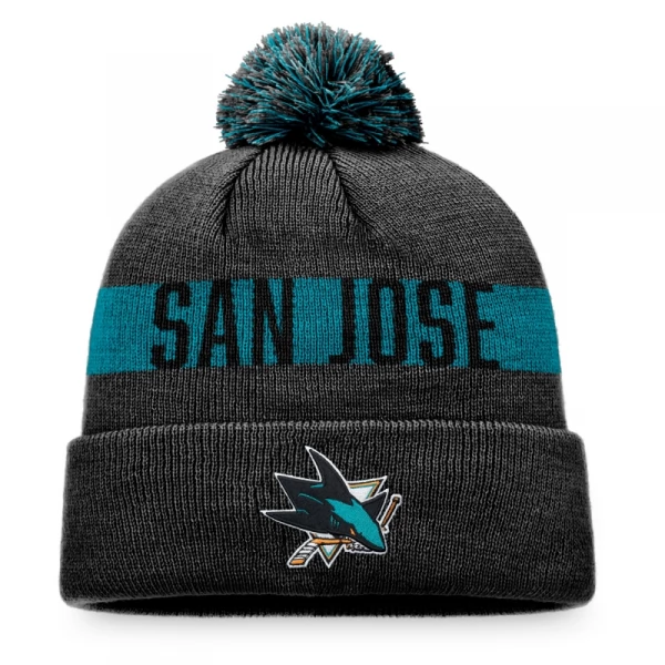 Kulich SJS Fundamental Cuff with Pom San Jose Sharks