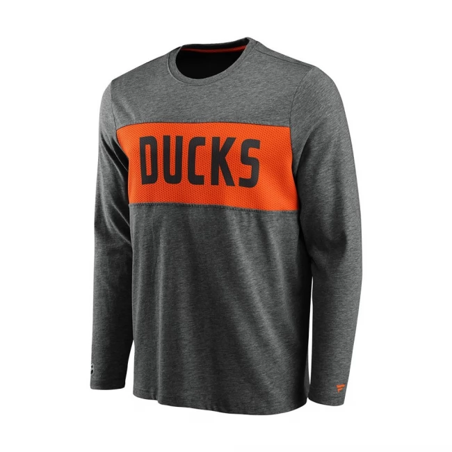 Tričko pánské ANA Iconic Back to Basics LS Anaheim Ducks