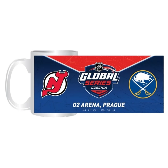 Hrnek Global Series 2024 Praha New Jersey Devils vs. Buffalo Sabres