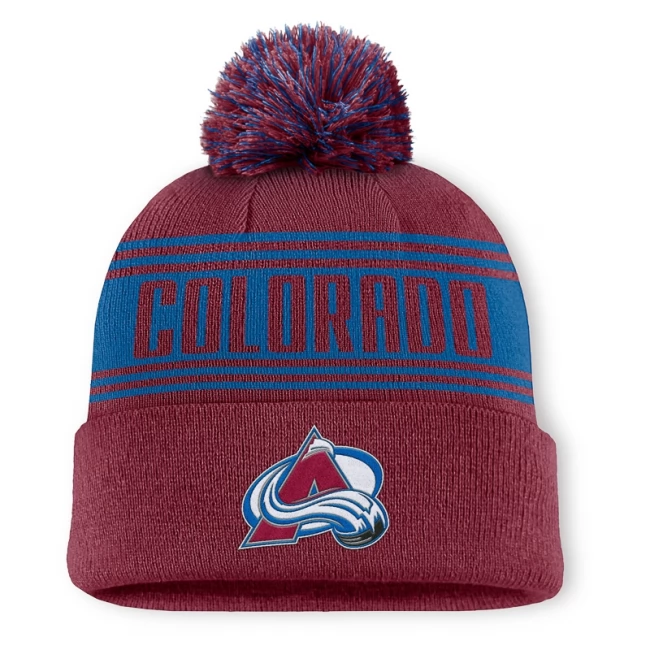 Kulich COL Cuff with pom HO24 Colorado Avalanche