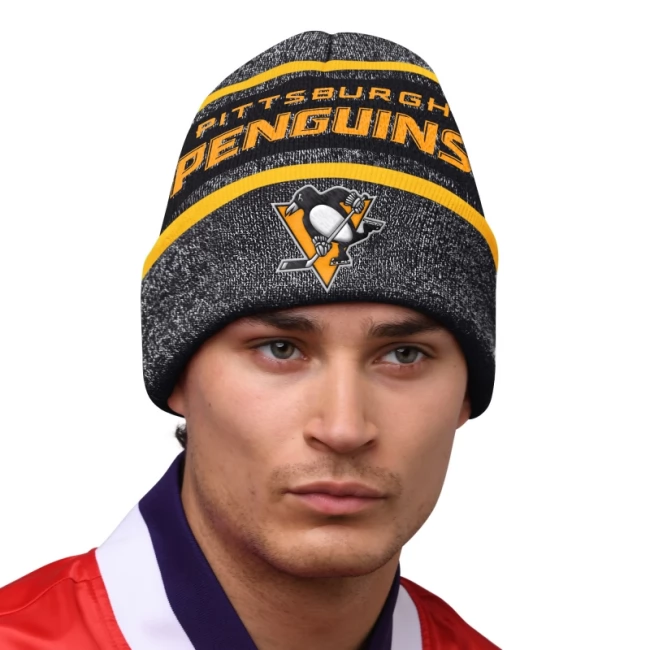 Kulich PIT Sideline beanie 2 Jaquard Pittsburgh Penguins