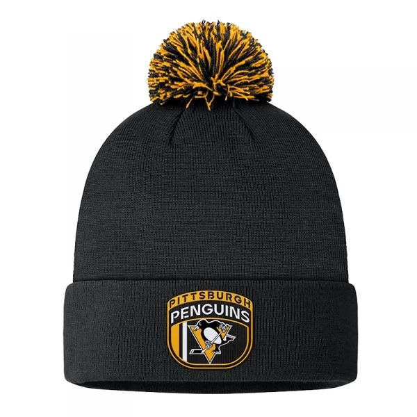 Kulich pro děti PIT draft beanie cuff with pom Pittsburgh Penguins